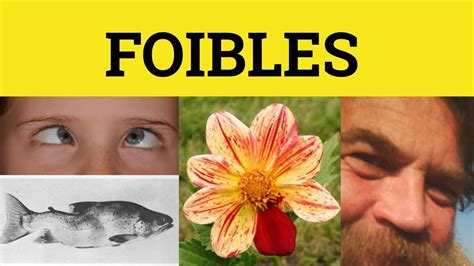 Foible Definition & Meaning